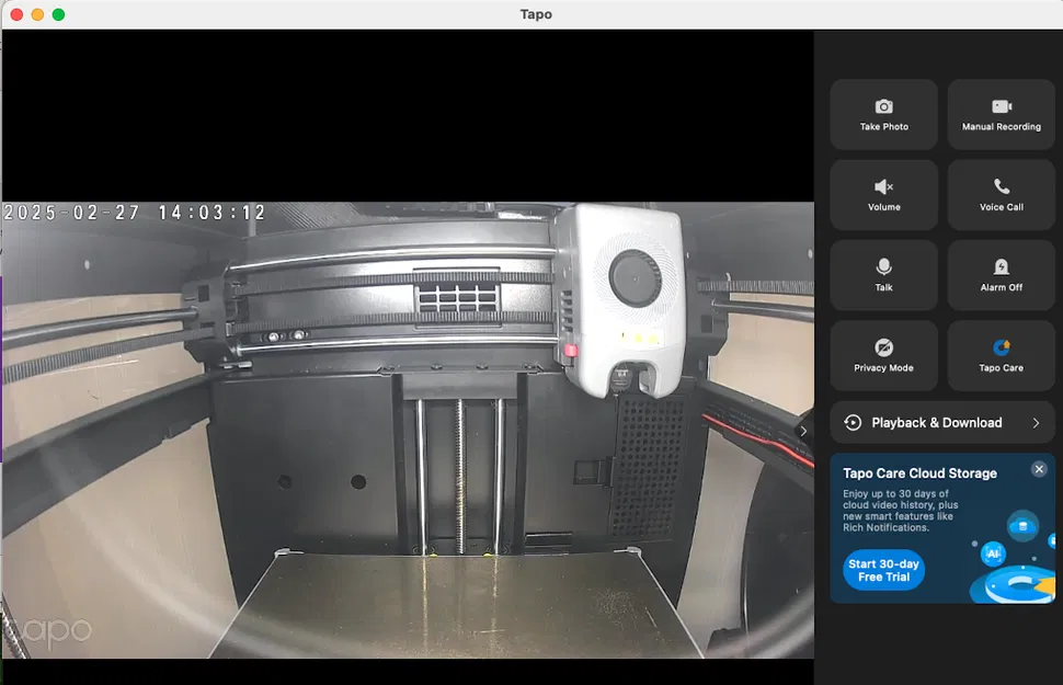Ngàm gắn Camera Tapo cho vỏ máy Flashforge 5M - Image 3