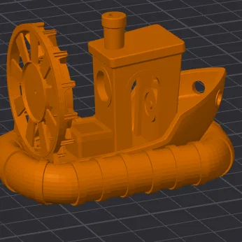 Airboat Benchy: Phiên bản thuyền 3D độc đáo cho người yêu in 3D