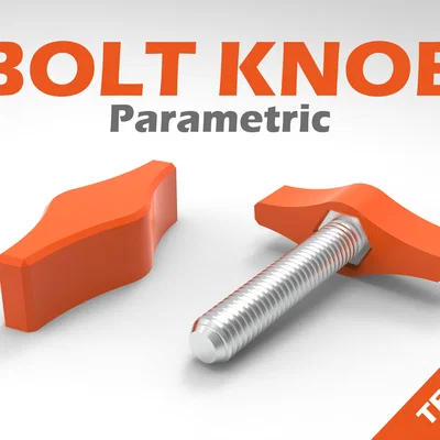 Mẫu Bolt Knob 3D Parametric tự làm tay vặn bu lông chuyên nghiệp
