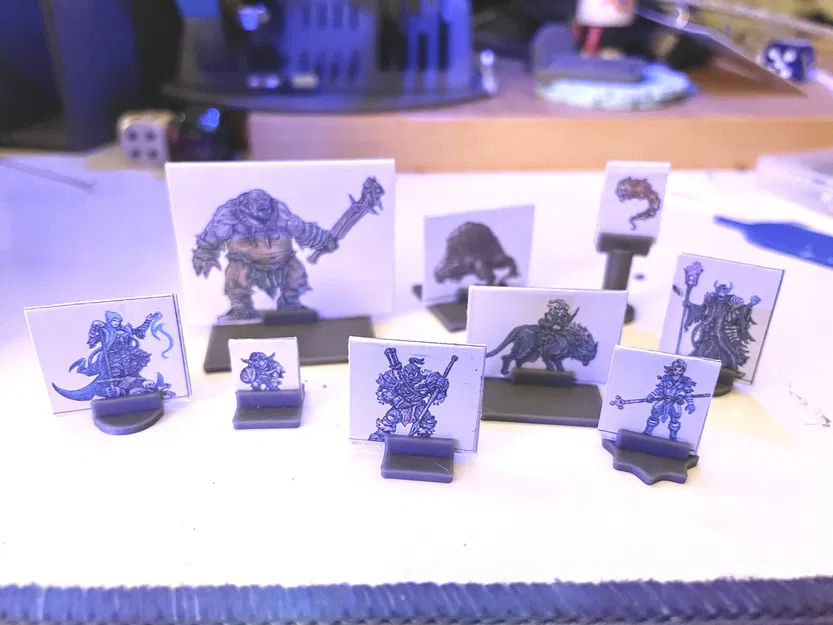 Đế cho mô hình giấy (Paper Minis Bases) - Image 1
