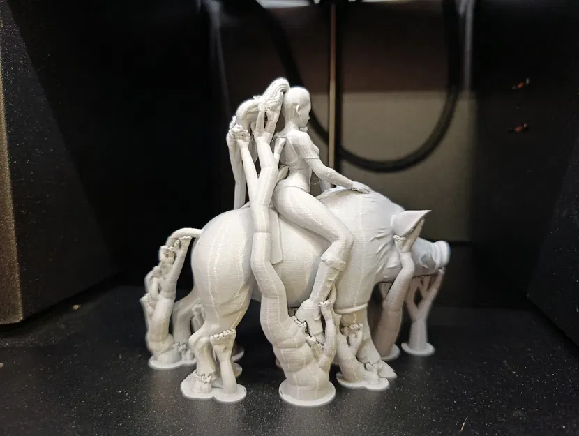 Boar Rider – Tượng nữ chiến binh cưỡi heo rừng siêu chi tiết - Image 5