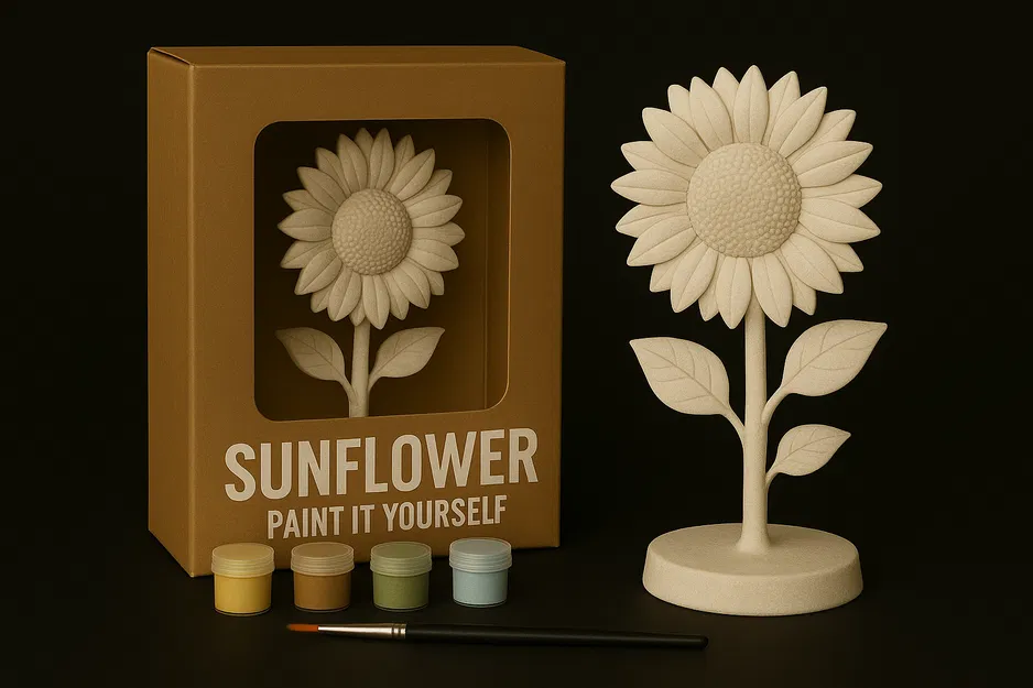 Hoa Hướng Dương – Tự Tay Tô Màu - Image 1