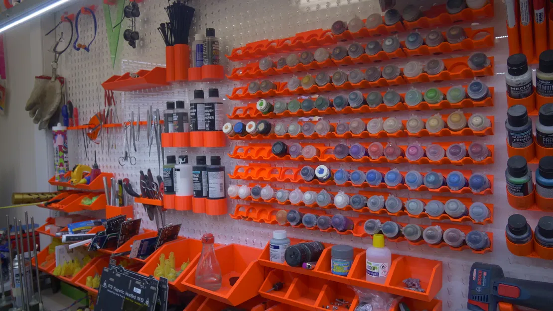 Bộ hệ thống giá treo Pegboard đa năng cho xưởng làm mô hình - Image 3