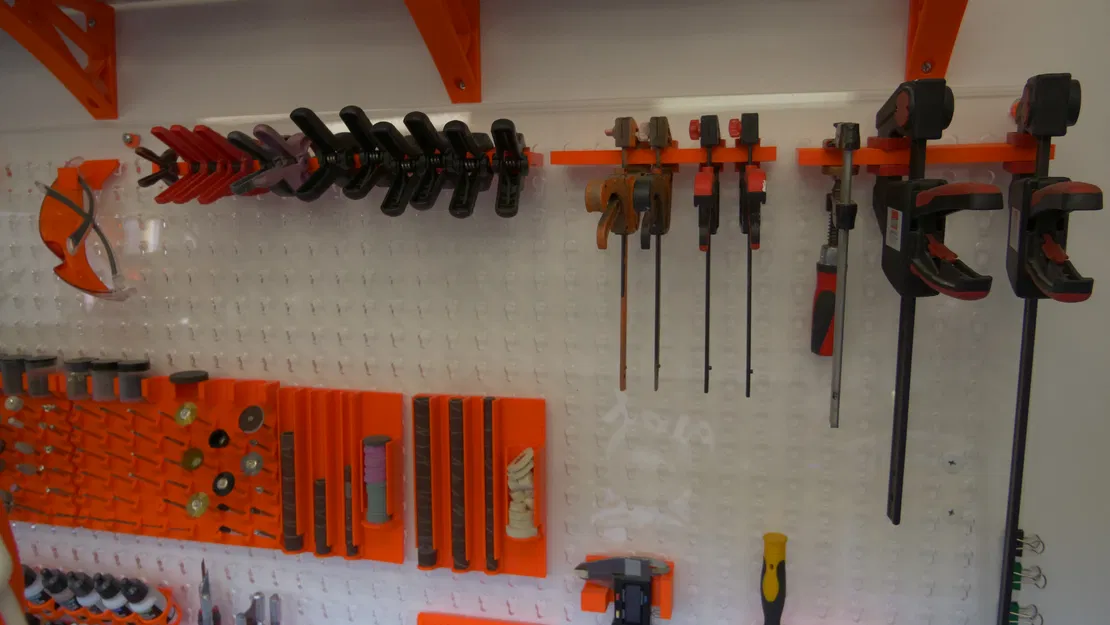 Bộ hệ thống giá treo Pegboard đa năng cho xưởng làm mô hình - Image 5