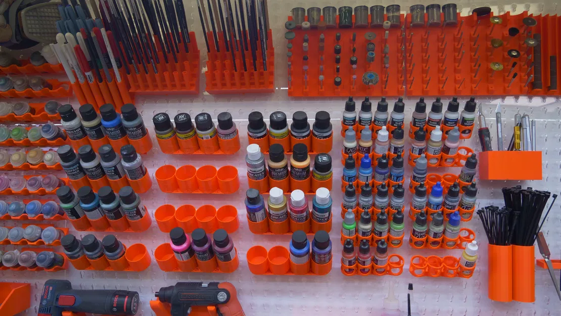 Bộ hệ thống giá treo Pegboard đa năng cho xưởng làm mô hình - Image 9