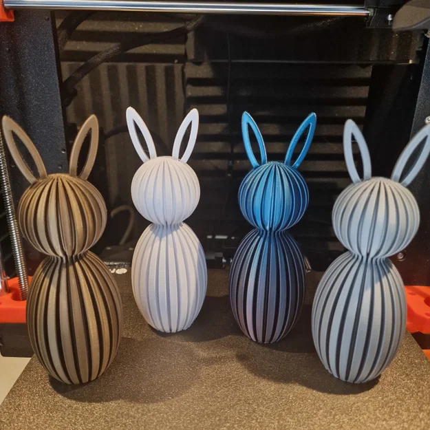 Mô hình chú thỏ Phục sinh Easter Bunny in 3D dễ thương - Image 2