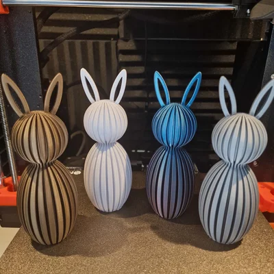 Mô hình chú thỏ Phục sinh Easter Bunny in 3D dễ thương