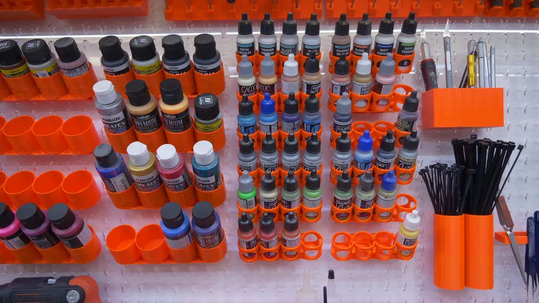 Bộ hệ thống giá treo Pegboard đa năng cho xưởng làm mô hình - Image 15