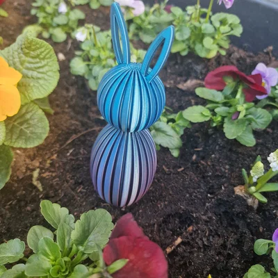 Mô hình chú thỏ Phục sinh Easter Bunny in 3D dễ thương