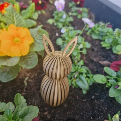 Mô hình chú thỏ Phục sinh Easter Bunny in 3D dễ thương