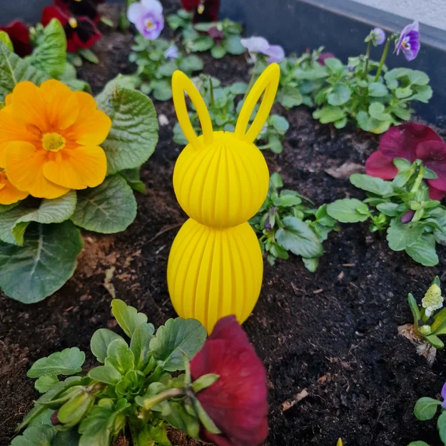 Mô hình chú thỏ Phục sinh Easter Bunny in 3D dễ thương - Image 6