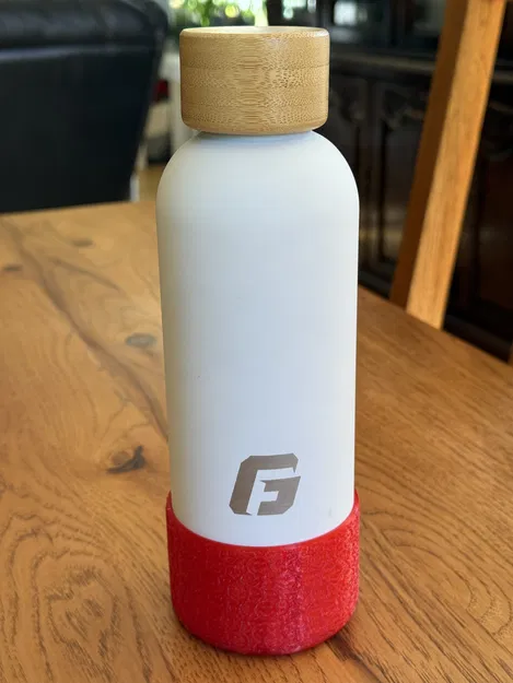 Đế bảo vệ TPU cho bình nước Bagmasters 17oz nắp tre - Image 1