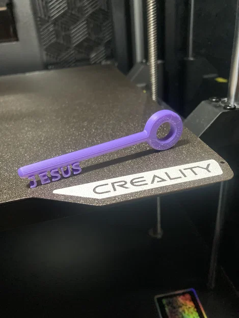 Mô hình in 3D Chìa khóa Chúa Jesus ý nghĩa cho tín đồ tôn giáo - Image 1