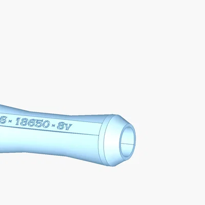 Bộ chuyển đổi pin 18650 2S cho đèn pin đời cũ