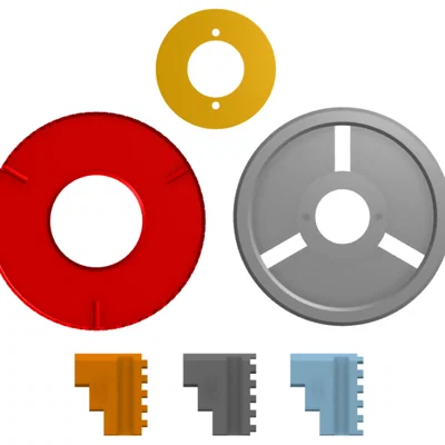 Đầu kẹp ba chấu đa năng cho máy tiện (Lathe Chuck) - Tự in 3D