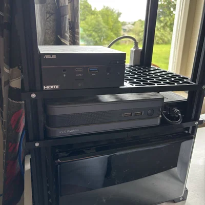 Kệ/Giá đỡ thiết bị Home Lab (sử dụng nhôm định hình 2020)