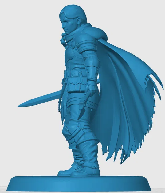 Mô hình chiến binh Human Fighter cho game RPG - Image 2