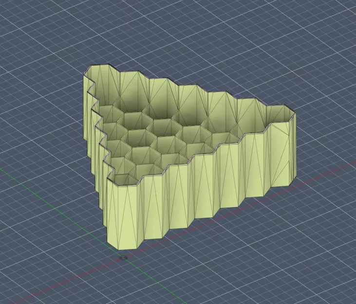 Khay chứa đạn phi tiêu Half Dart Hex Container tiện dụng in 3D - Image 1