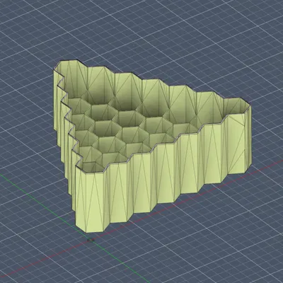 Khay chứa đạn phi tiêu Half Dart Hex Container tiện dụng in 3D