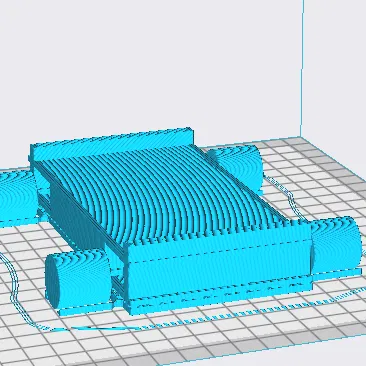 Mô hình xe ô tô 3D in liền khối độc đáo cho bé