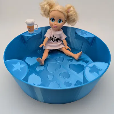 Hồ Bơi Cho Búp Bê Barbie (Barbie Doll Water Pool)