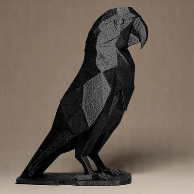 Tượng Vẹt Hình Học (Geometric PARROT Figurine)
