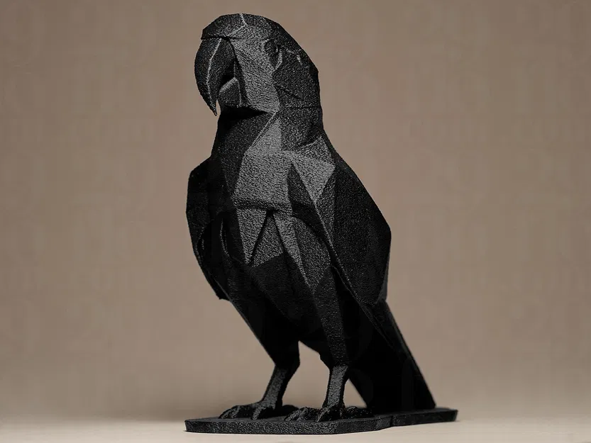 Tượng Vẹt Hình Học (Geometric PARROT Figurine) - Image 2
