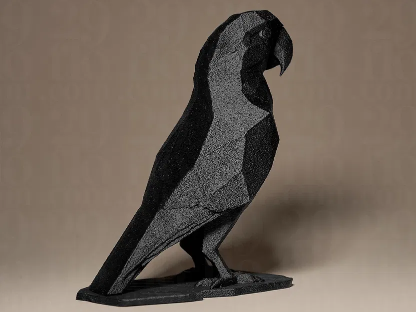 Tượng Vẹt Hình Học (Geometric PARROT Figurine) - Image 3
