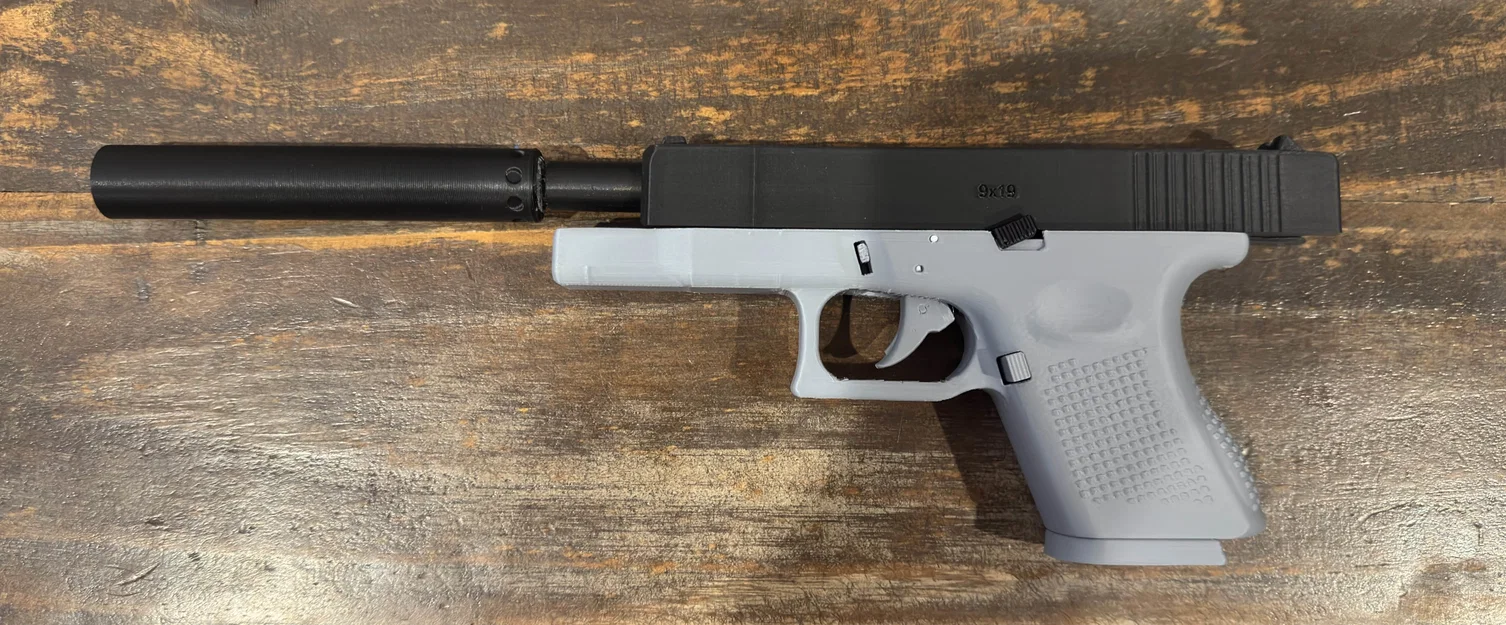 Ống giảm thanh (Suppressor) cho mô hình Glock-18 từ CSGO/CS2 - Image 1