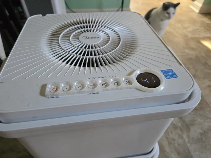 Nắp che nút bấm cho máy hút ẩm Midea Cube - Image 1