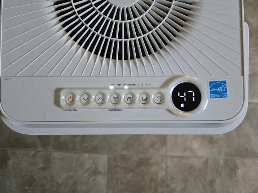 Nắp che nút bấm cho máy hút ẩm Midea Cube - Image 2