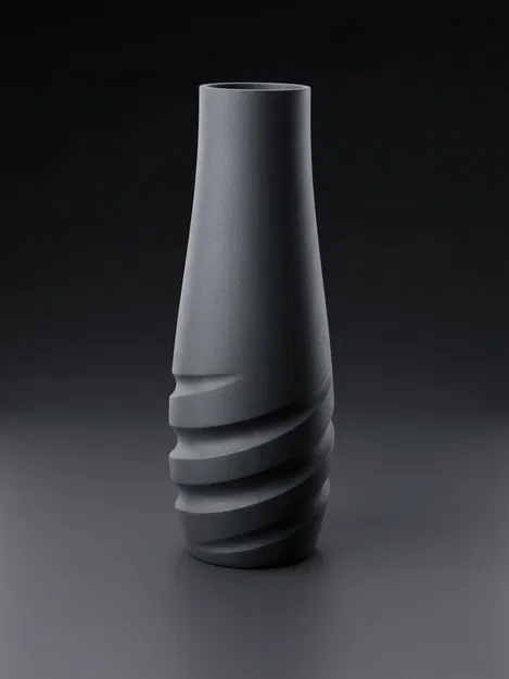 Aura Vase - Bình hoa với thiết kế xoắn ốc tinh tế - Image 1