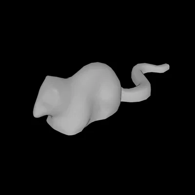 Mô hình chú chuột 3D tương thích với hệ thống lắp ráp LEGO