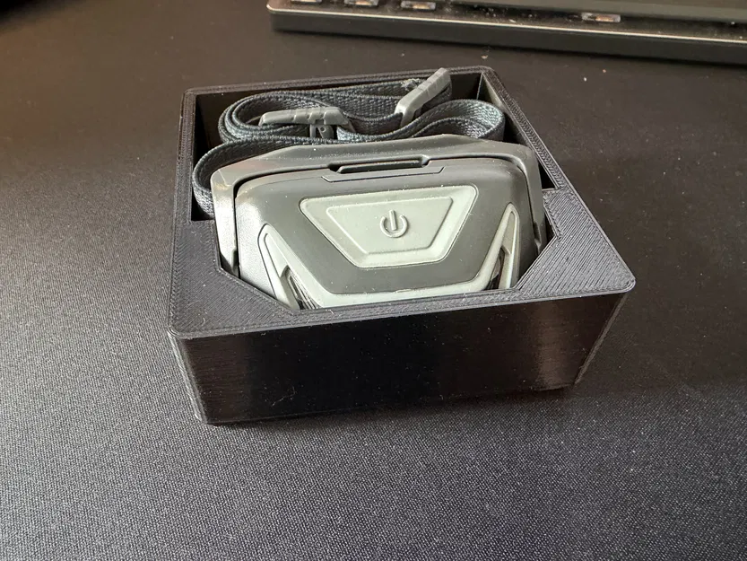 Khay lưu trữ Gridfinity cho đèn đội đầu Petzl Actik - Image 1