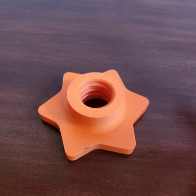 Đai ốc khóa tạ tay Barbell Nut (13mm) - Phụ kiện thay thế 3D