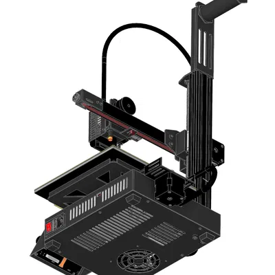 Mô hình CAD cho máy in 3D Kingroon KP3S Pro V2