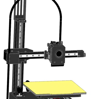 Mô hình CAD cho máy in 3D Kingroon KP3S Pro V2