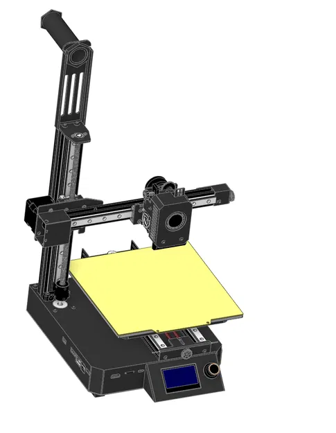 Mô hình CAD cho máy in 3D Kingroon KP3S Pro V2 - Image 6