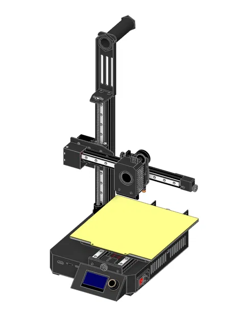 Mô hình CAD cho máy in 3D Kingroon KP3S Pro V2 - Image 7