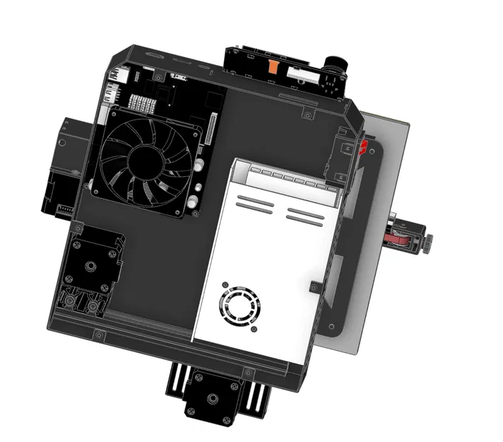 Mô hình CAD cho máy in 3D Kingroon KP3S Pro V2 - Image 8