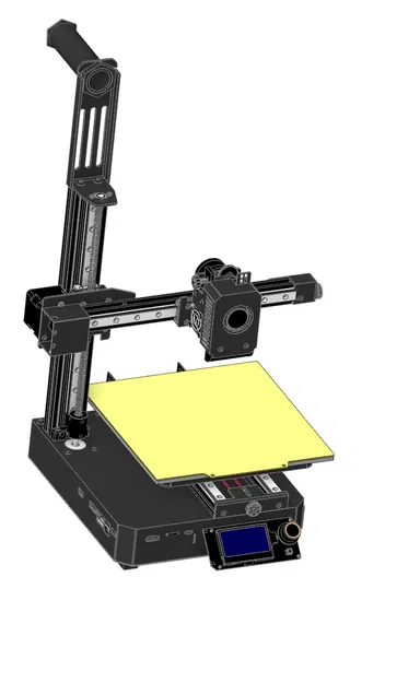 Mô hình CAD cho máy in 3D Kingroon KP3S Pro V2 - Image 11