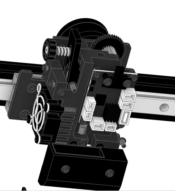 Mô hình CAD cho máy in 3D Kingroon KP3S Pro V2 - Image 12