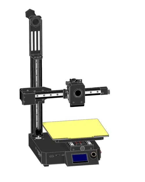 Mô hình CAD cho máy in 3D Kingroon KP3S Pro V2 - Image 14