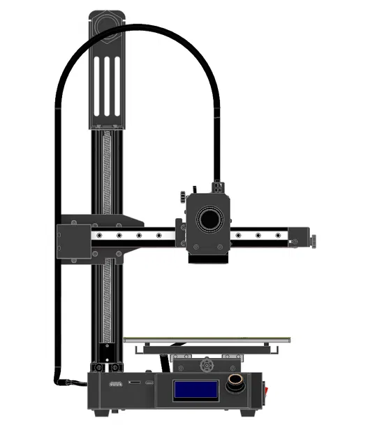 Mô hình CAD cho máy in 3D Kingroon KP3S Pro V2 - Image 15