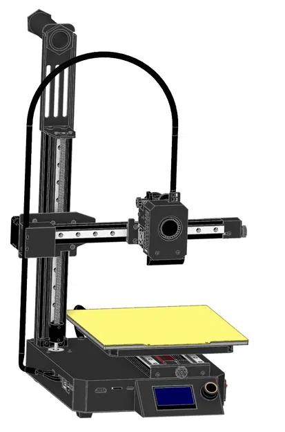 Mô hình CAD cho máy in 3D Kingroon KP3S Pro V2 - Image 16