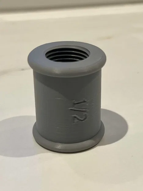 Khớp nối ống ren 1/2 inch BSP chất lượng cao (File in 3D) - Image 1