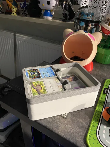 Khay in 3D đựng thẻ bài Pokémon tiện lợi cho hộp kim loại - Image 1