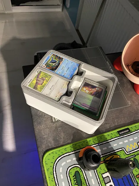 Khay in 3D đựng thẻ bài Pokémon tiện lợi cho hộp kim loại - Image 2