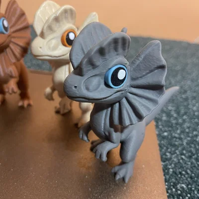 Dilophosaurus "Cresty" Dễ Thương – PHIÊN BẢN HOẠT HÌNH (Không cần AMS)