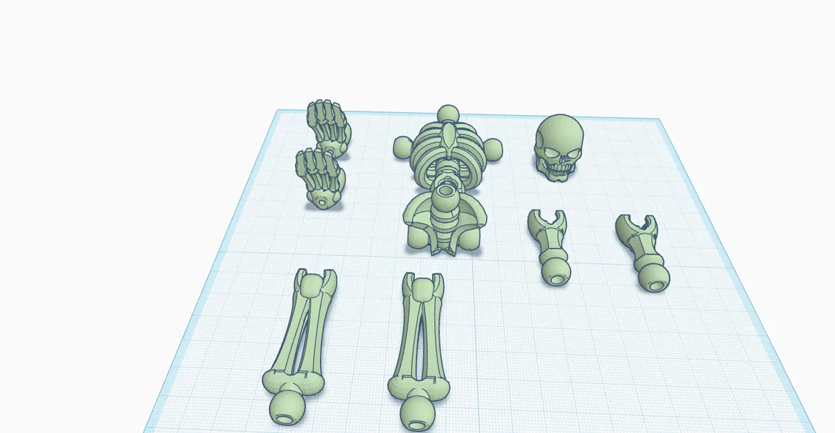 Mô hình bộ xương người cử động linh hoạt (Skeleton) in 3D - Image 1